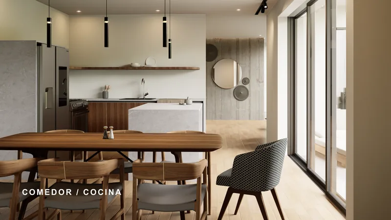 Cocina y comedor