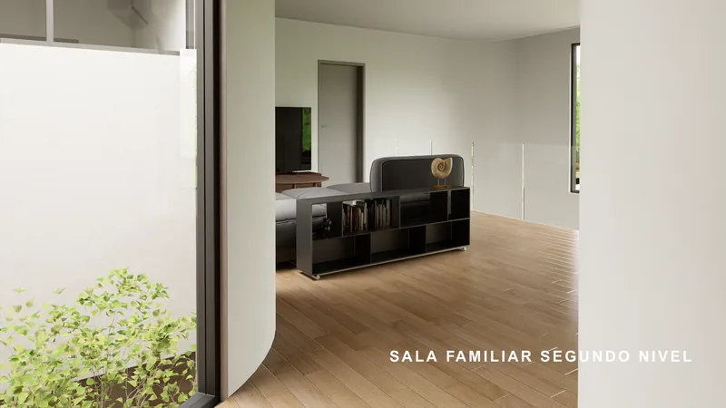 Sala familiar del segundo nivel